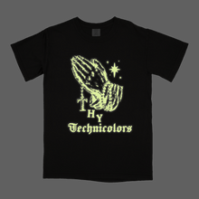 Load image into Gallery viewer, Thy Technicolors Glow-In-The-Dark Tee - Black